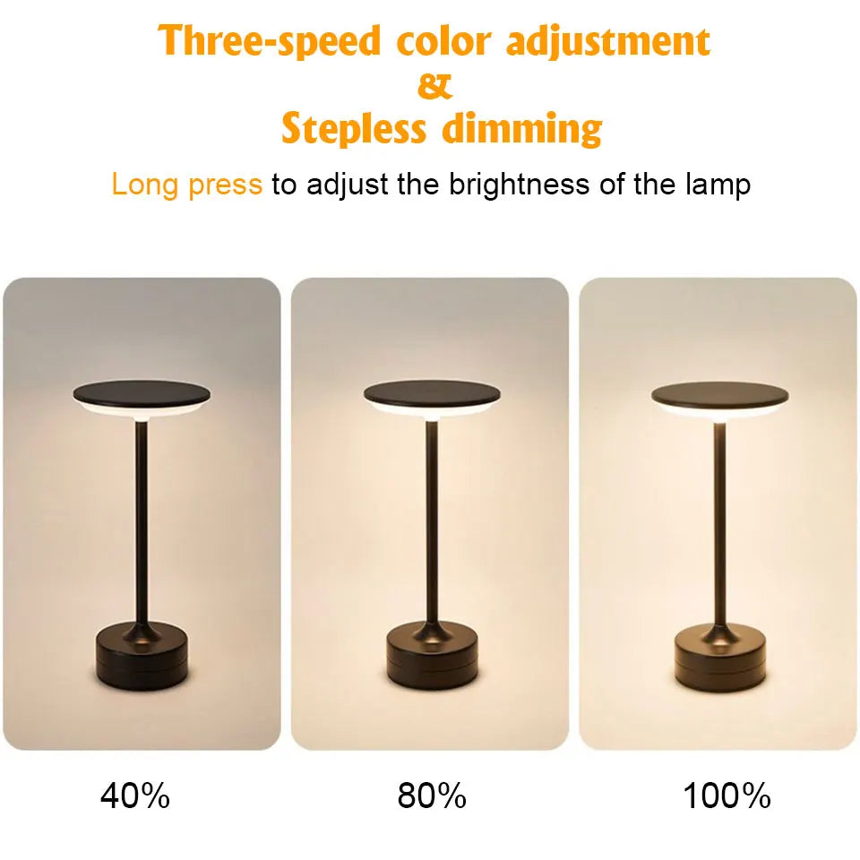 LUMINUS LUXE DRAADLOZE MINIMALISTISCH DESIGN LAMP