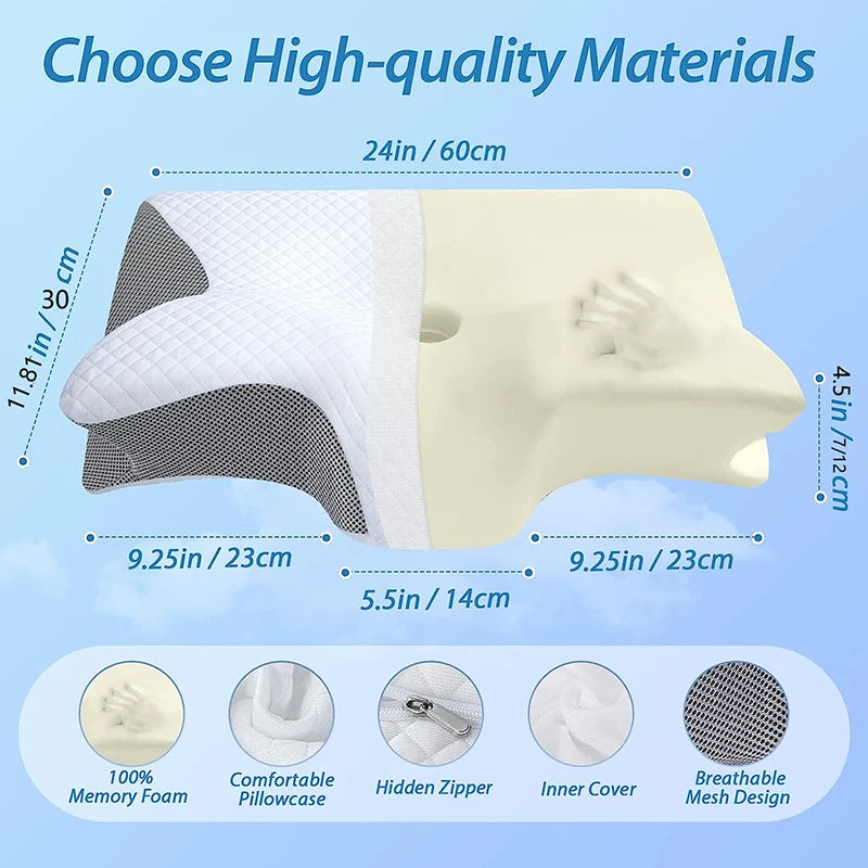 LUNAKUSSEN Ergonomisch Orthopedisch Kussen