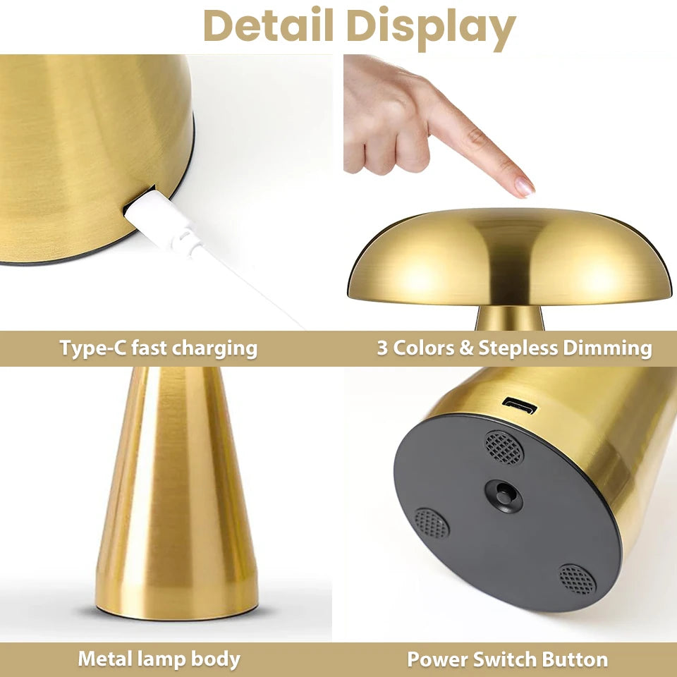 RIMUNIS™ Retro Tafellamp - Draadloos