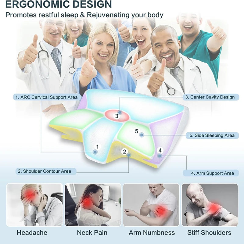 LUNAKUSSEN Ergonomisch Orthopedisch Kussen